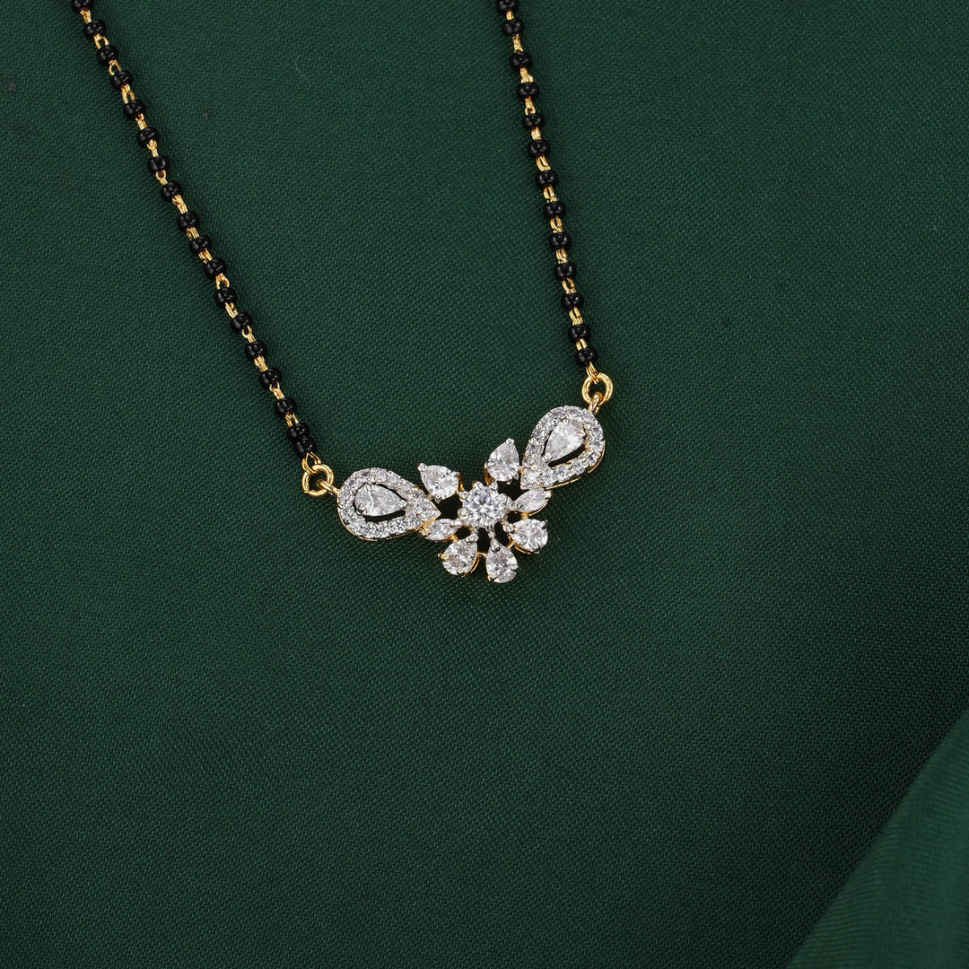 Serenity Mangalsutra Chain With Earrings