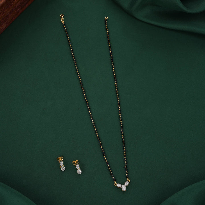Cassia Mangalsutra Chain With Earrings