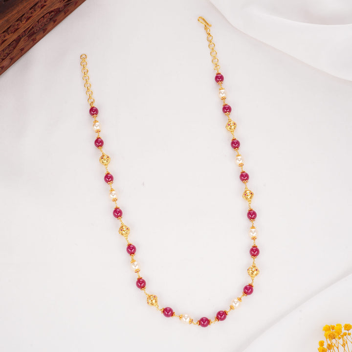 Cerise Beads Chain