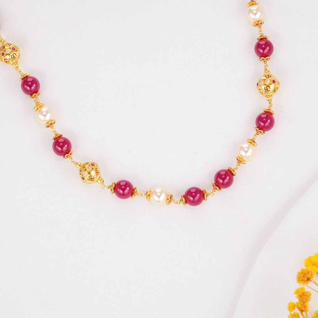 Cerise Beads Chain