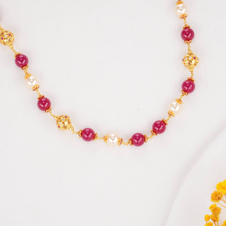 Cerise Beads Chain