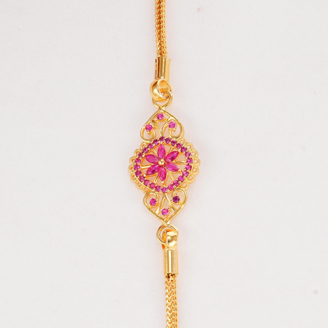Timeless Allure Stone Mugappu Chain