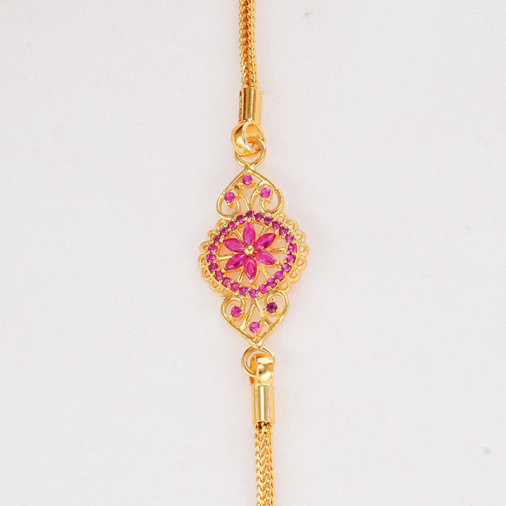 Timeless Allure Stone Mugappu Chain