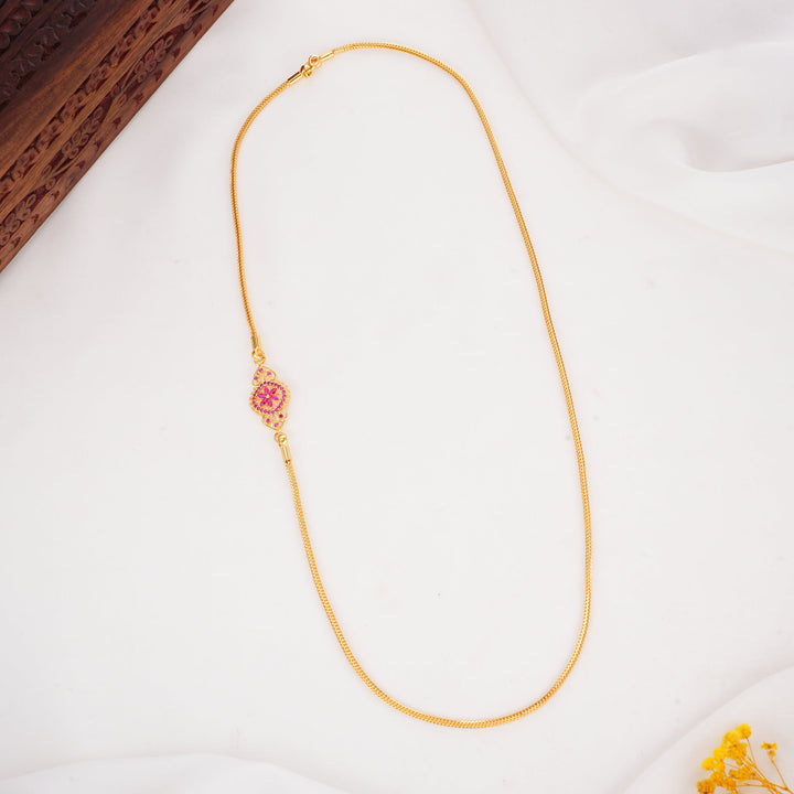Timeless Allure Stone Mugappu Chain