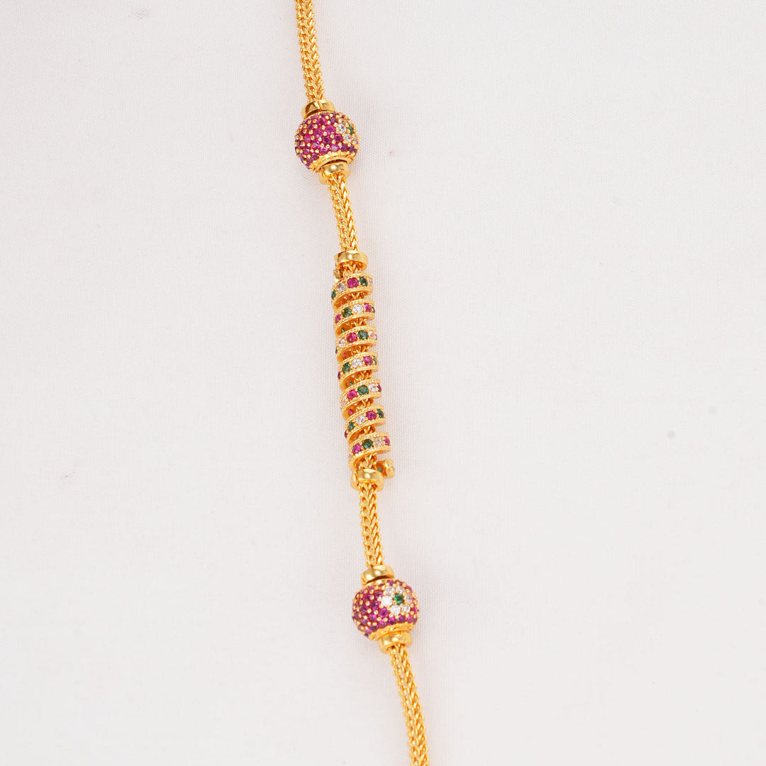 Vivid Ornate Mugappu Chain