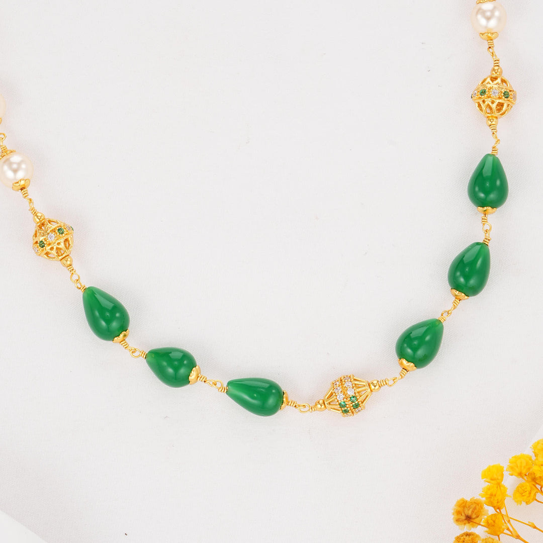 Harmony Green Beads Chain