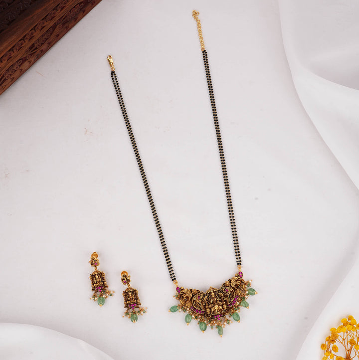 Divinity 3D Spl Mangalsutra Chain With Earrings