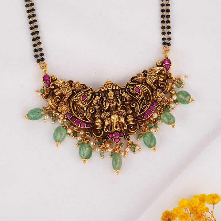 Divinity 3D Spl Mangalsutra Chain With Earrings