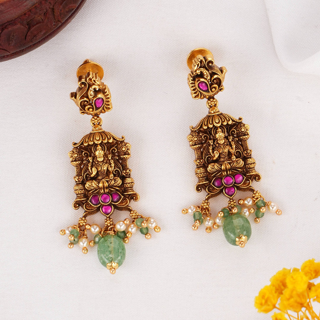 Divinity 3D Spl Mangalsutra Chain With Earrings