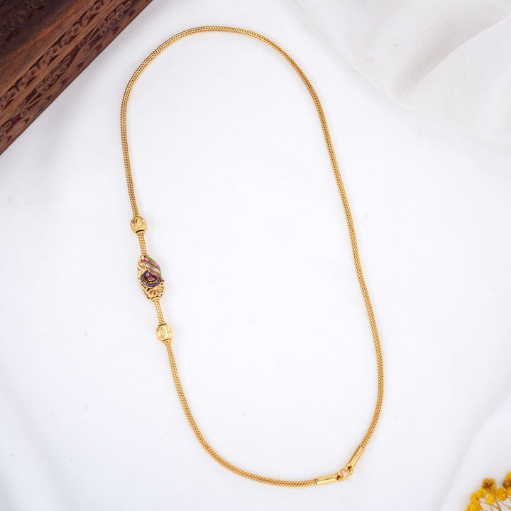 Shashini Stone Mugappu Chain