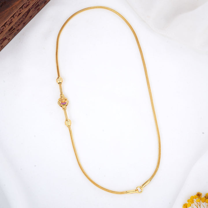 Preethikaa  Stone Mugappu Chain