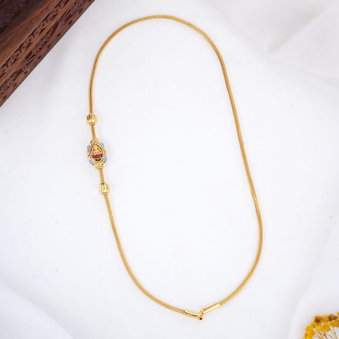 Dazzling Stone Mugappu Chain