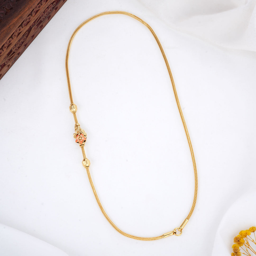 Elegant Stone Mugappu Chain