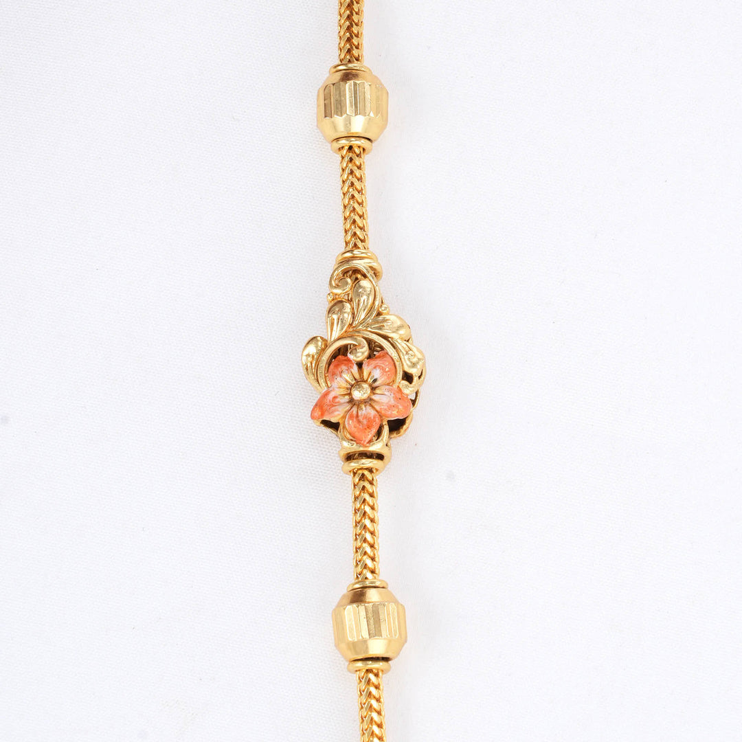 Elegant Stone Mugappu Chain