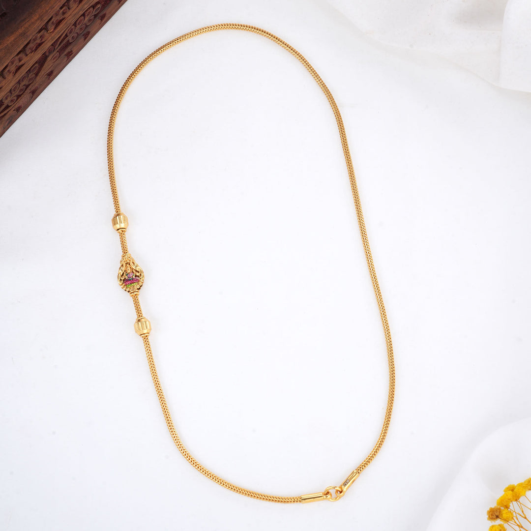 Bindhu  Stone Mugappu Chain