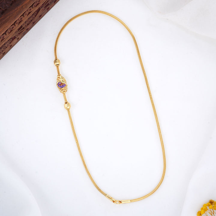 Aazhiya Stone Mugappu Chain