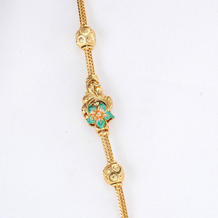 Anaiya Stone Mugappu Chain