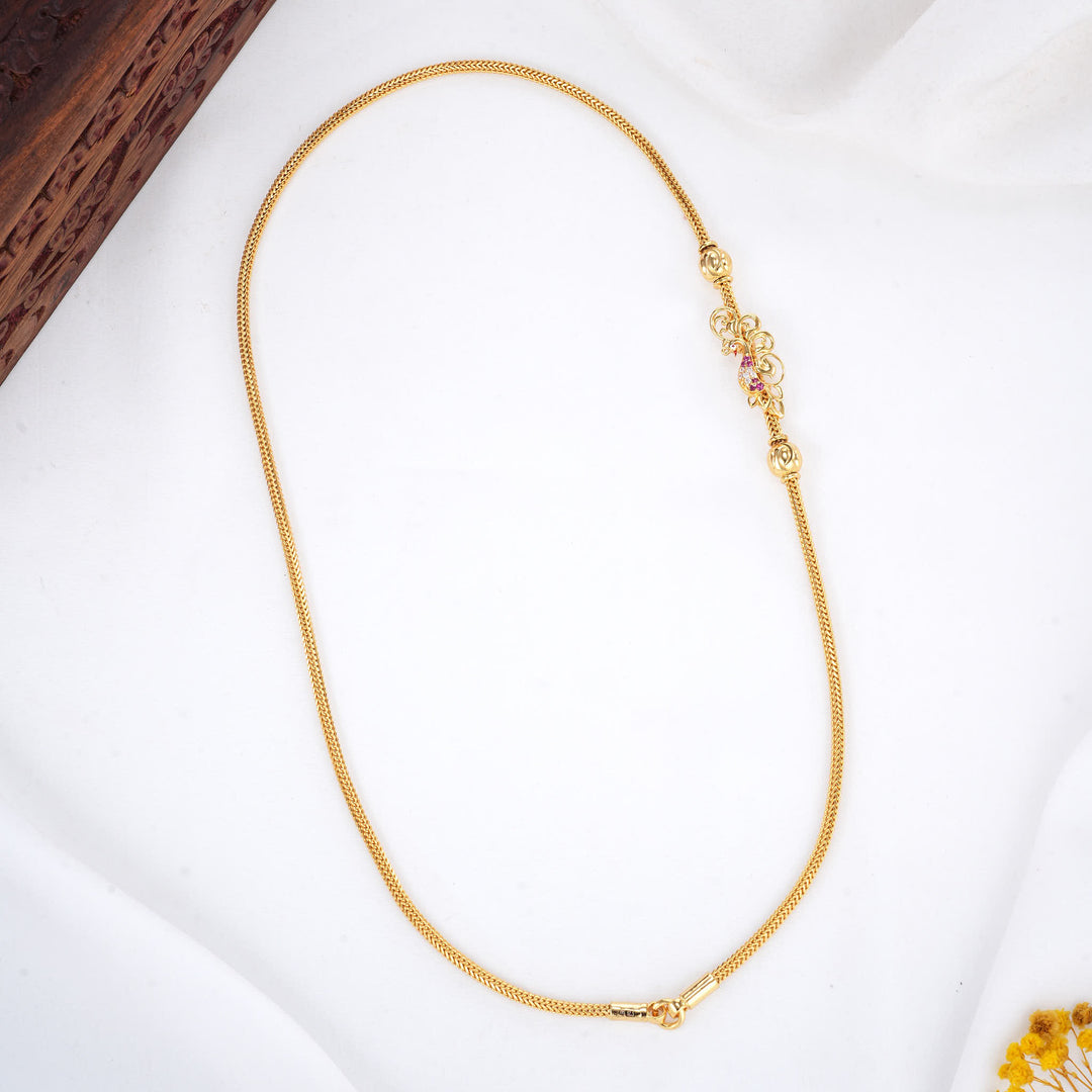 Glowing Stone Mugappu Chain