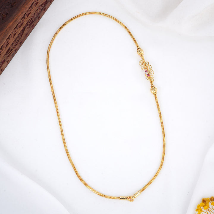 Glowing Stone Mugappu Chain