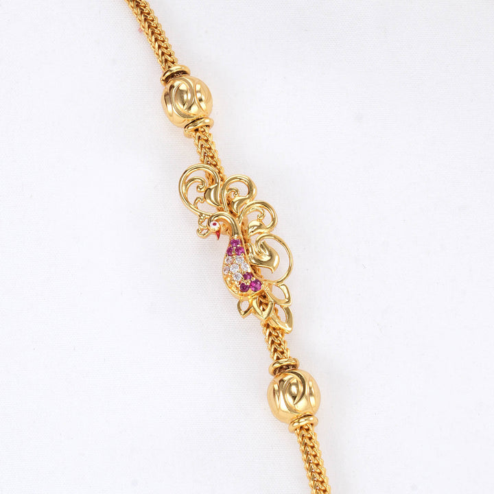 Glowing Stone Mugappu Chain