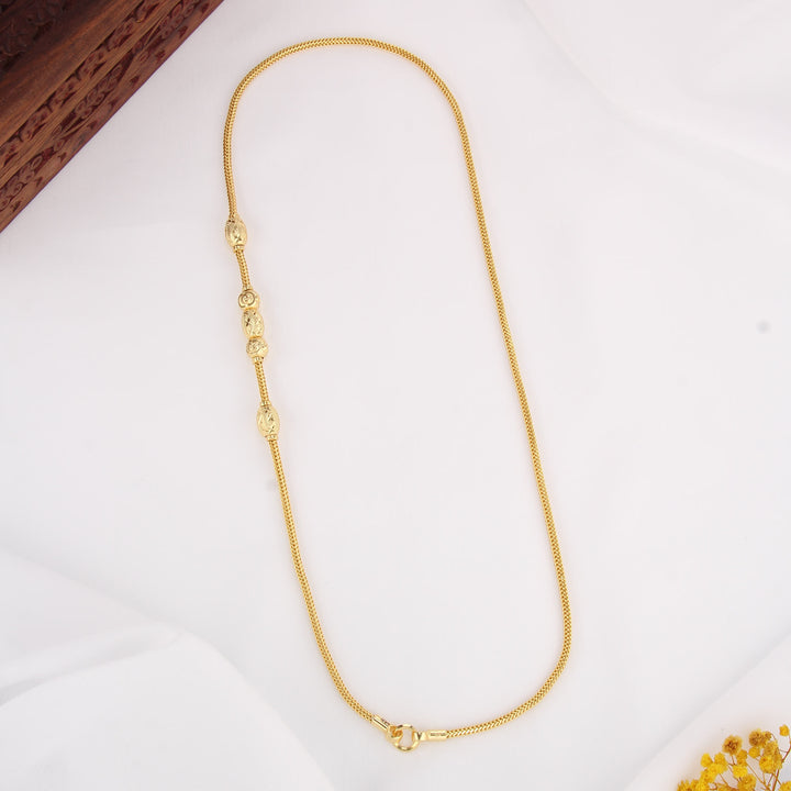 Shanthikaa  Stone Mugappu Chain