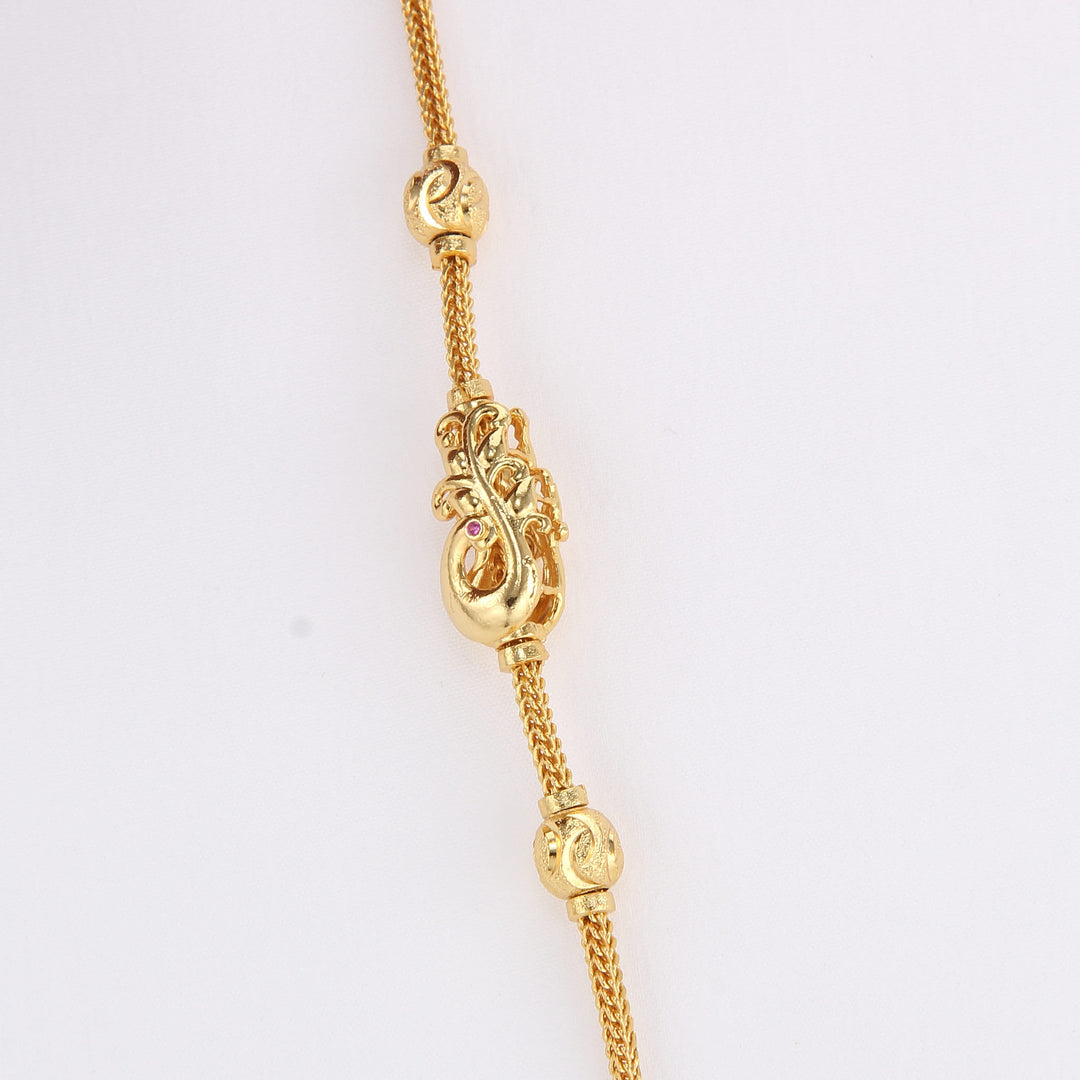 Artful Stone Mugappu Chain