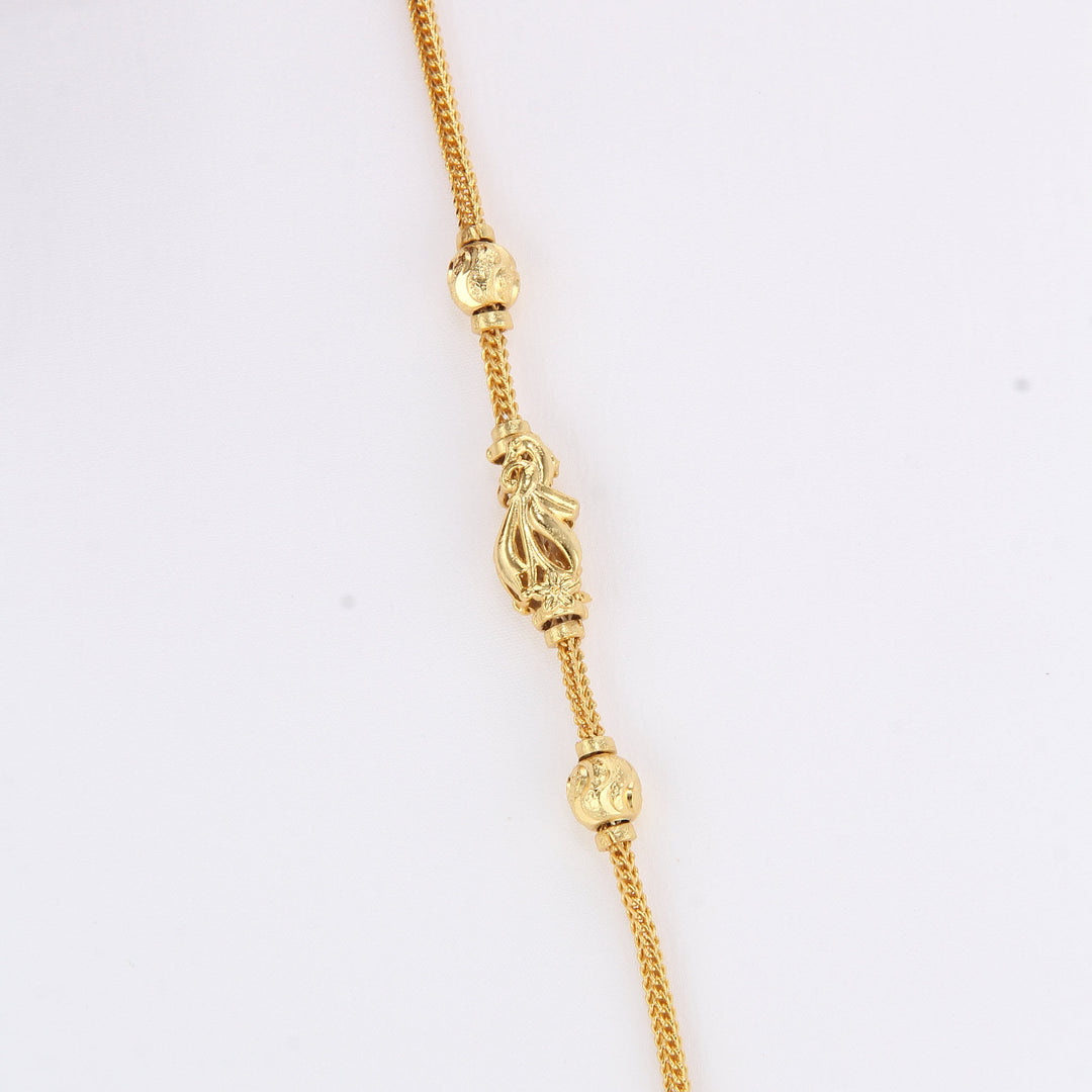 Farnikaa  Stone Mugappu Chain