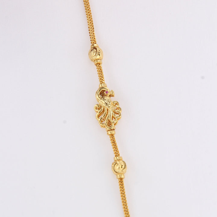 Trishali Stone Mugappu Chain
