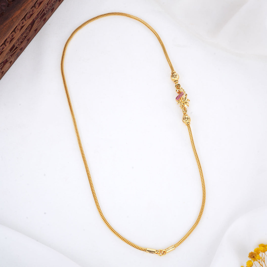 Enchanting Stone Mugappu Chain