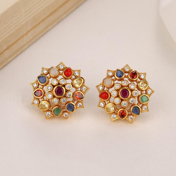 Charming Stone Studs