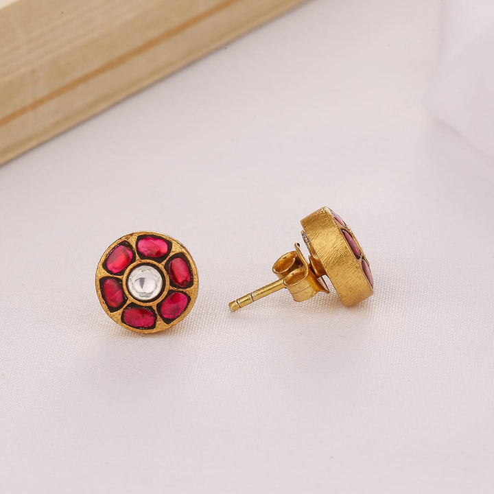 Little Charm Kundan Studs