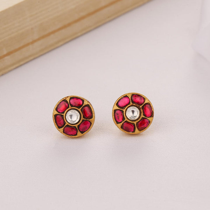 Little Charm Kundan Studs