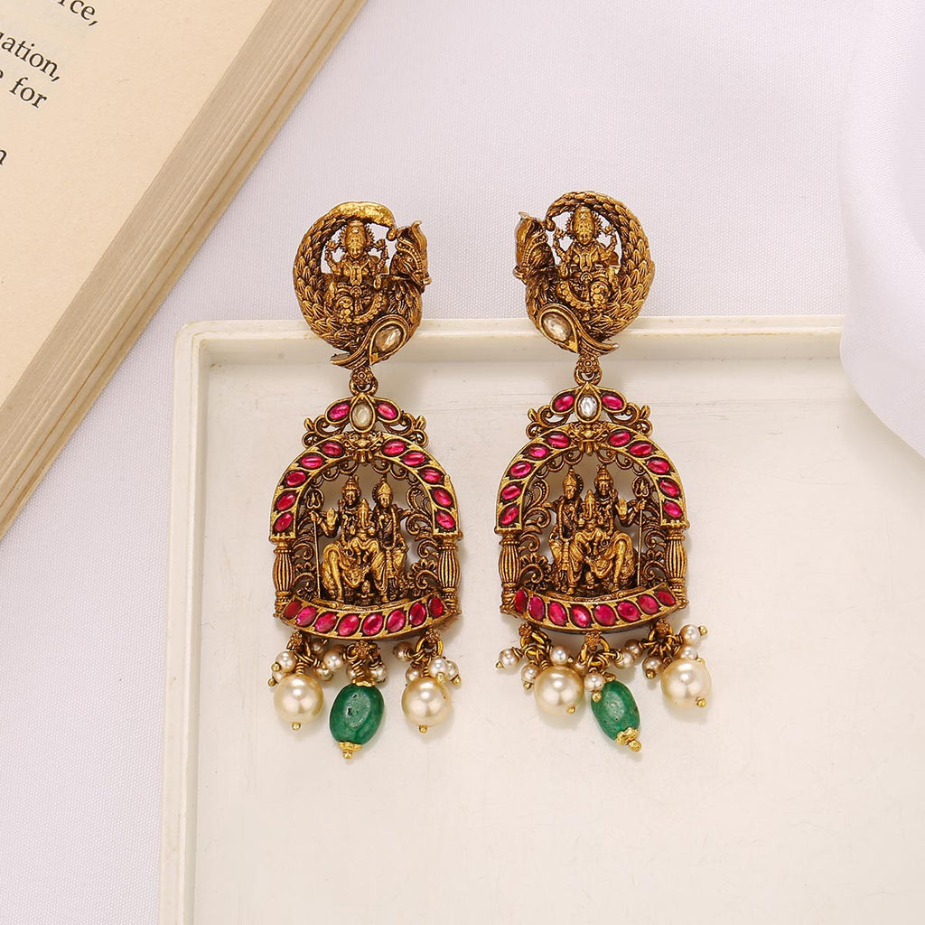 Aaradhya Nagas Long Earrings