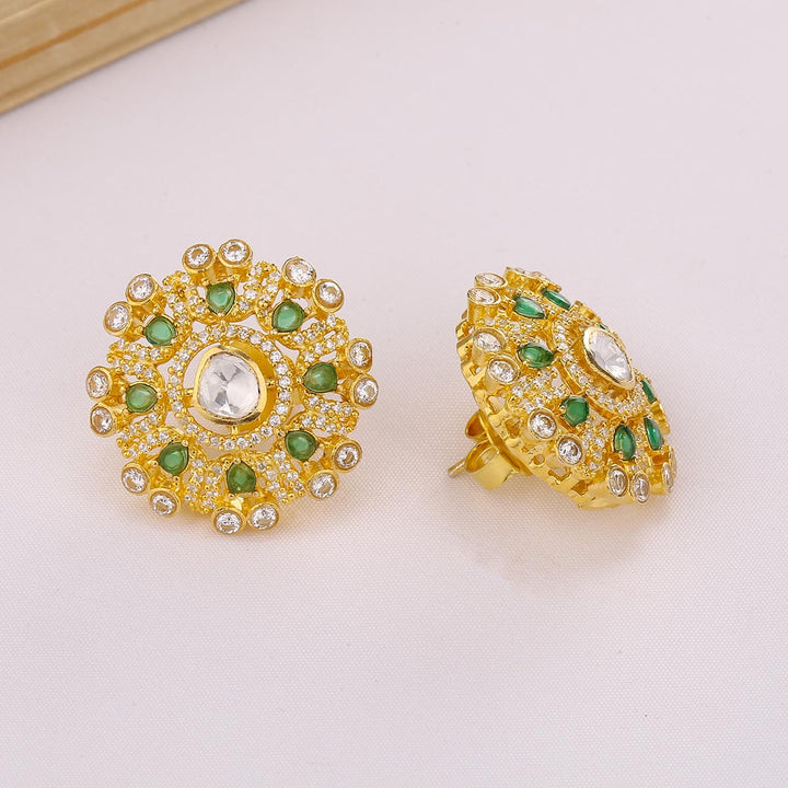 Shinning Charm Stone Studs