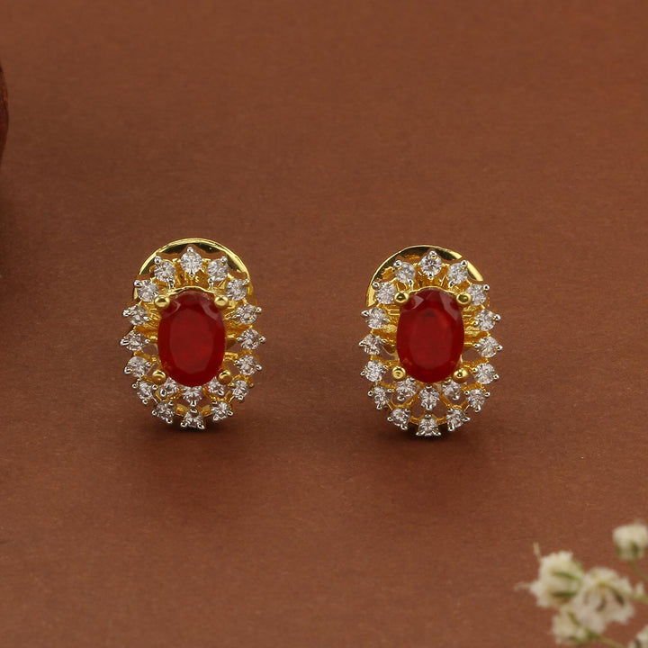Zormira Diamond Design Studs