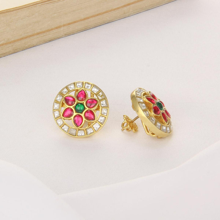 Prakshi Kundan Studs
