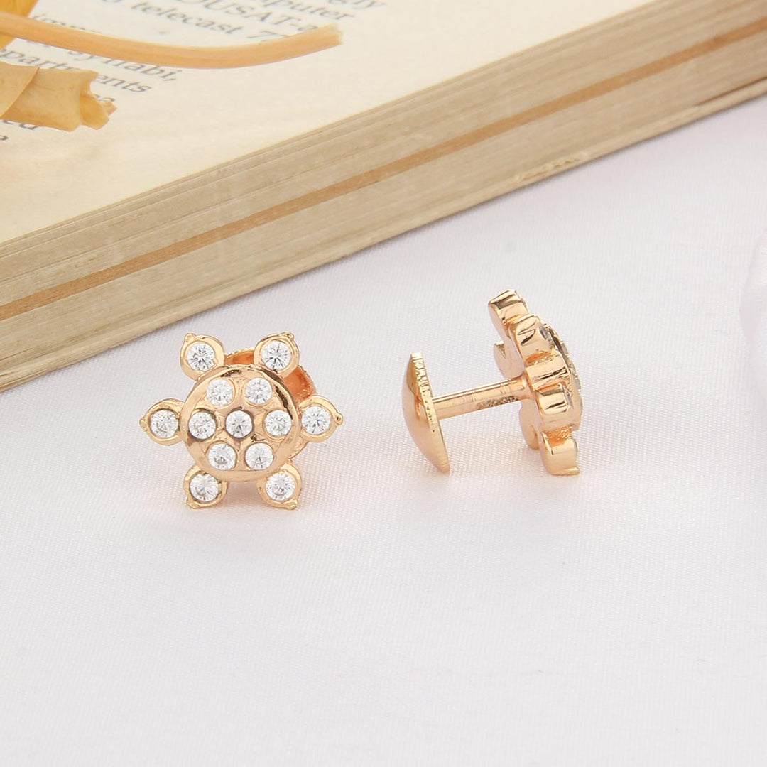 Shine Charm Stone Studs