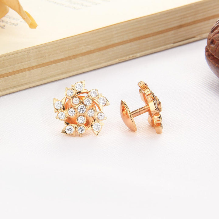 Sparkling Charm Stone Studs