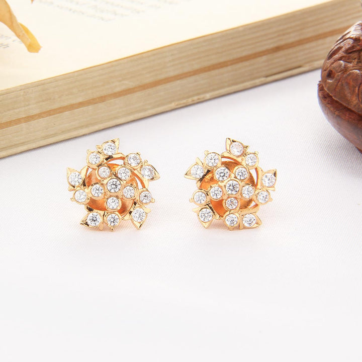 Sparkling Charm Stone Studs