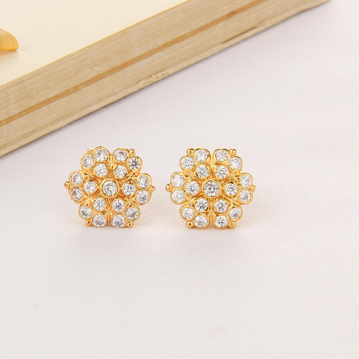 Gleaming Charm Stone Studs