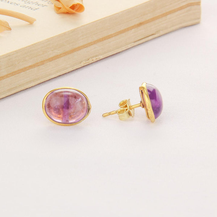 Amethyst Studs