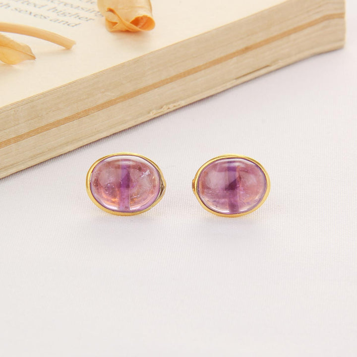 Amethyst Studs