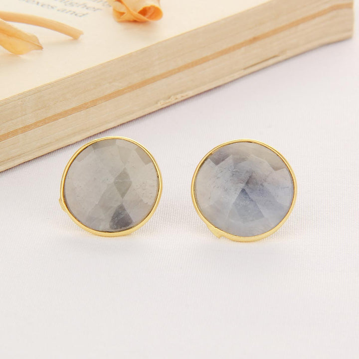 Luxe Crescent Studs