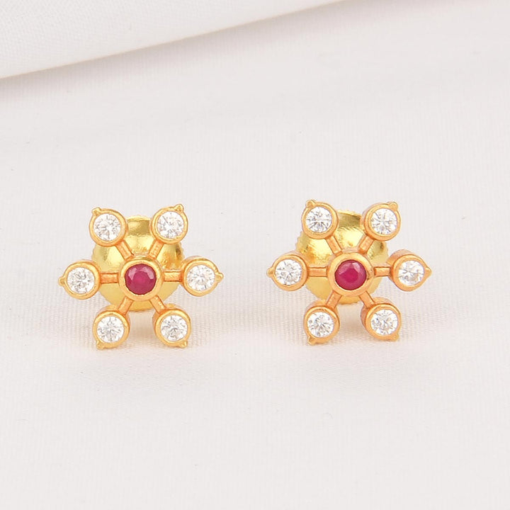Rubina Stone Studs