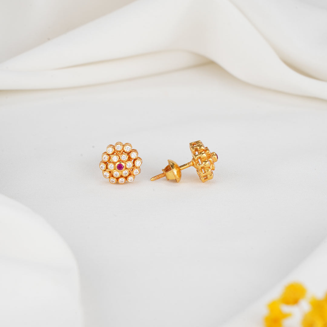 Glittering Stone Studs