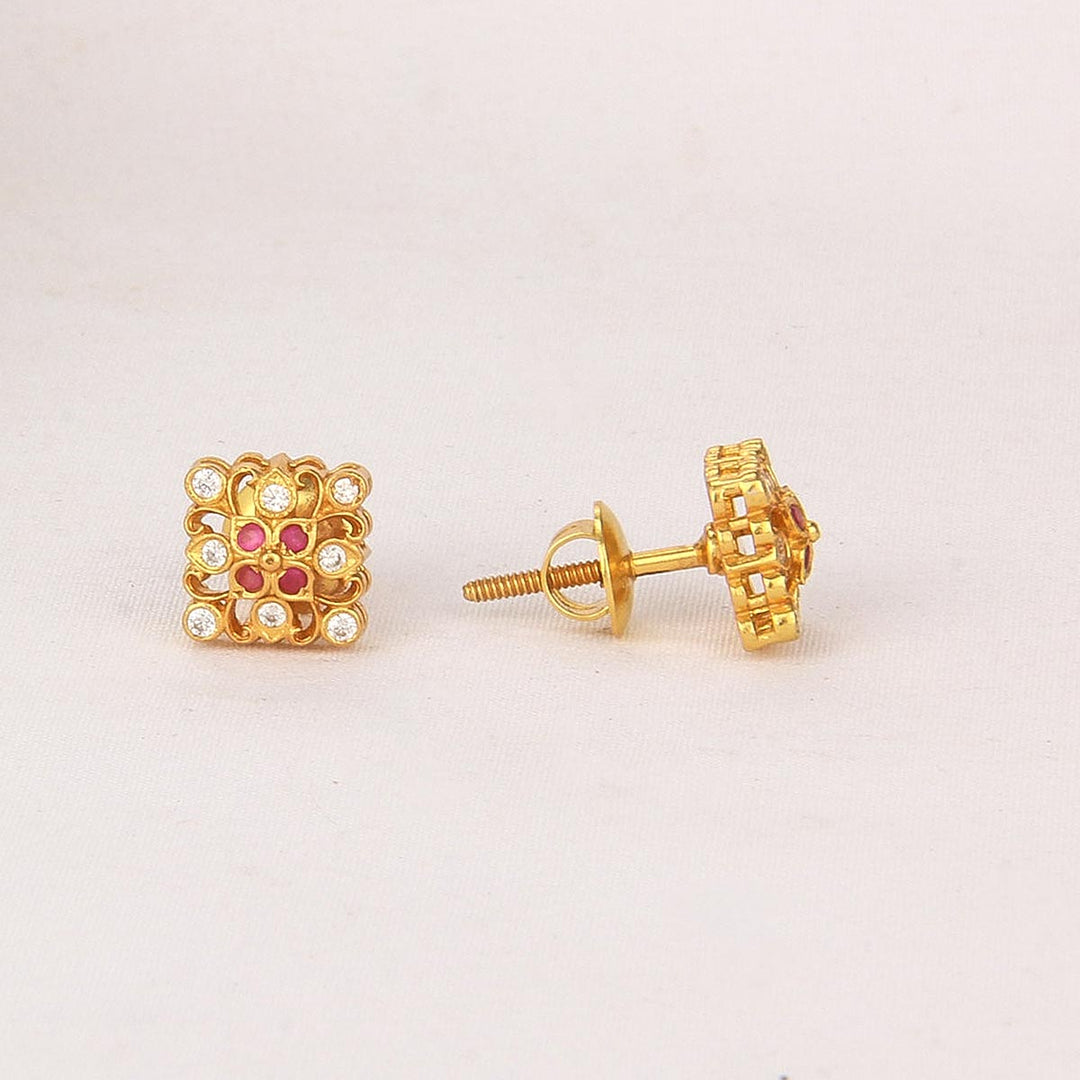Shinning Stone Studs
