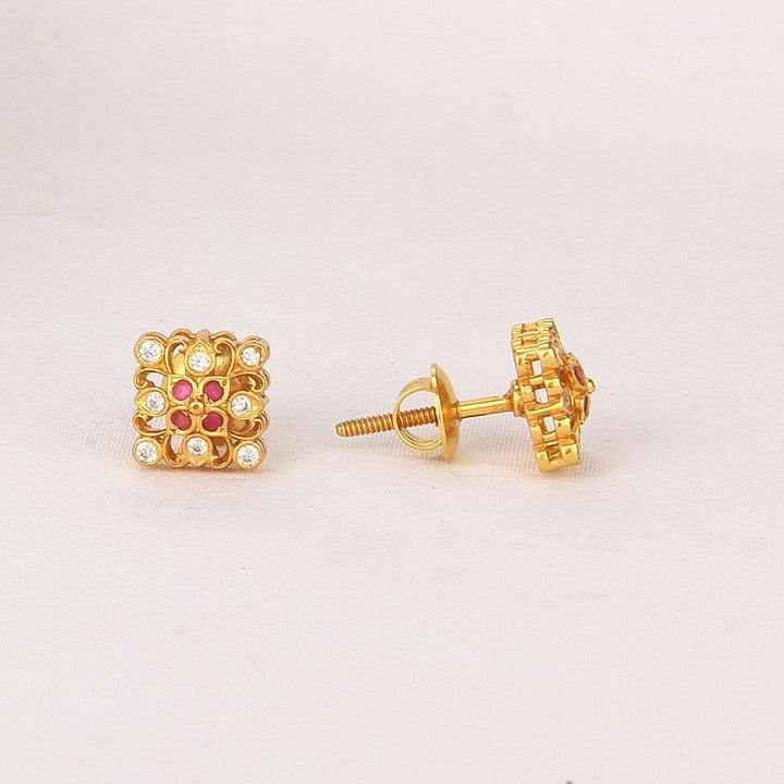 Shinning Stone Studs