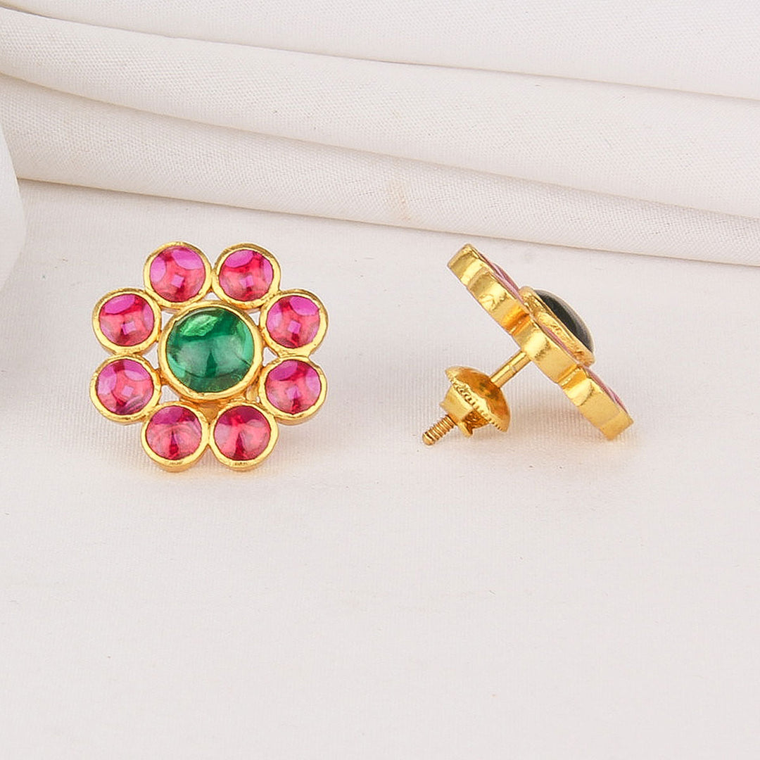 Ethnic Stone Studs