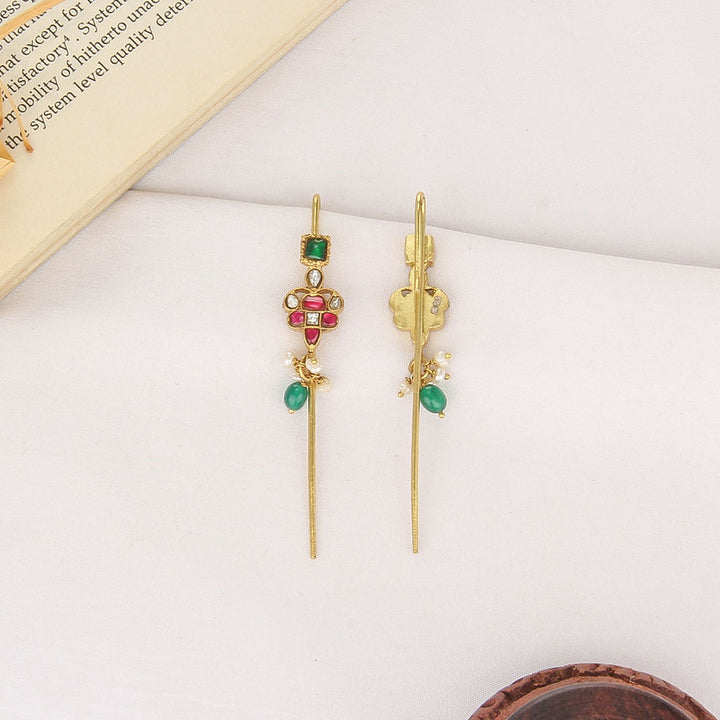 Tuhina Kundan Needle Ear cuffs
