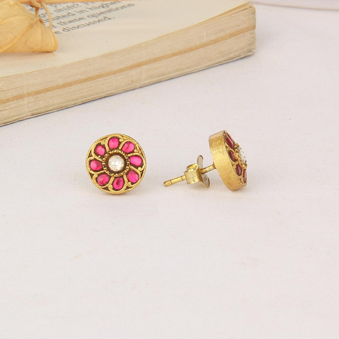 Susha Kundan Studs